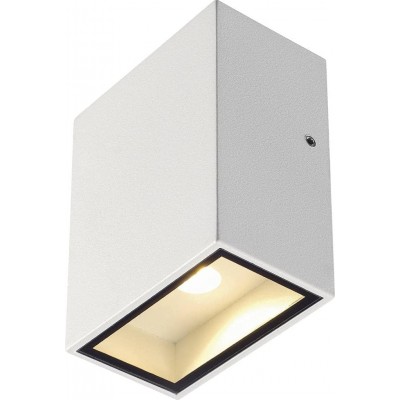 156,95 € Free Shipping | Outdoor wall light 4W 3000K Warm light. Rectangular Shape 11×8 cm. LED Terrace, garden and public space. Modern Style. Aluminum and Glass. White Color