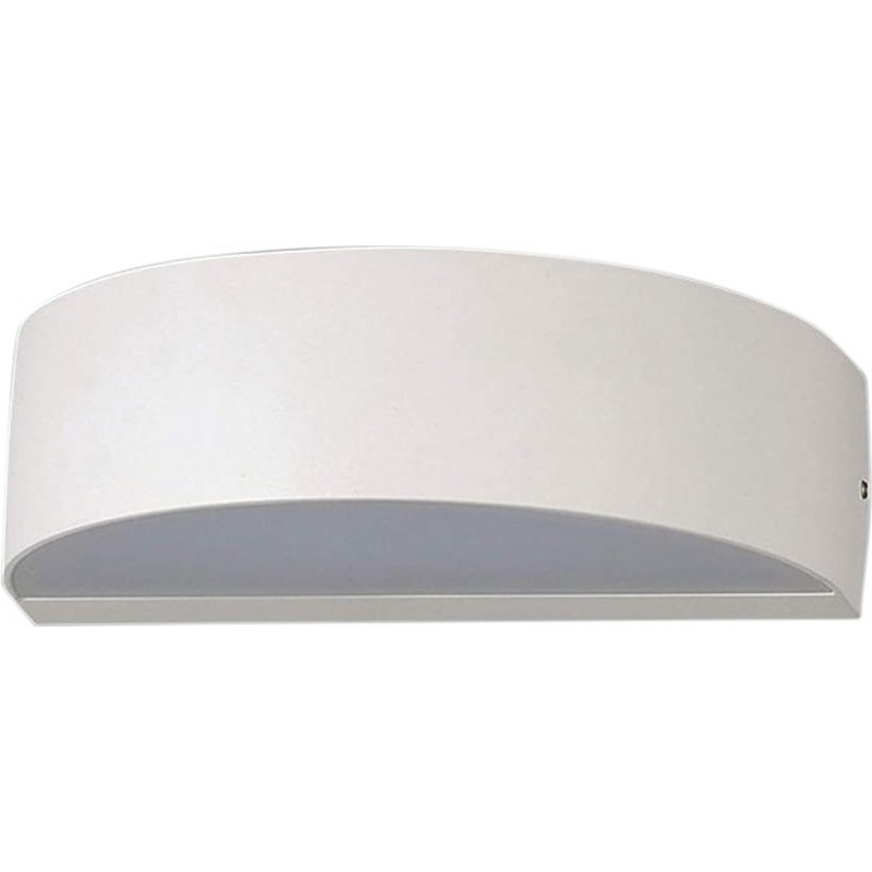 187,95 € Free Shipping | Outdoor wall light 11W Round Shape 21×13 cm. LED Terrace, garden and public space. Modern Style. Steel. White Color
