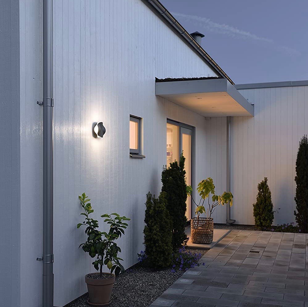 48,95 € Free Shipping | Outdoor wall light 5W 18×18 cm. LED Metal casting. Anthracite Color