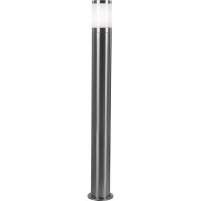 128,95 € Free Shipping | Luminous beacon 60W Cylindrical Shape 45×45 cm. Terrace, garden and public space. Modern Style. PMMA and Metal casting. Silver Color