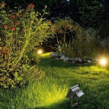279,95 € Free Shipping | Flood and spotlight 99W 6500K Cold light. 25×24 cm. Adjustable Glass. Black Color