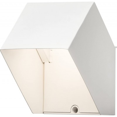 Applique da esterno 6W 19×18 cm. LED bidirezionale Acrilico e alluminio. Colore bianca