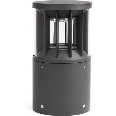 351,95 € Envio grátis | Farol luminoso 14W 3000K Luz quente. Ø 16 cm. Alumínio. Cor cinza