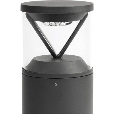 321,95 € Envío gratis | Baliza luminosa 14W 2700K Luz muy cálida. Ø 16 cm. Aluminio. Color gris