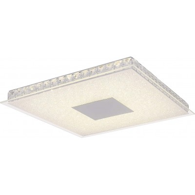 Indoor ceiling light Square Shape 24×14 cm. Living room, dining room and lobby. Gray Color