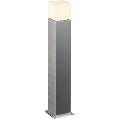 Luminous beacon 20W Rectangular Shape 95×23 cm. LED Terrace, garden and public space. Modern Style. Stainless steel. Gray Color