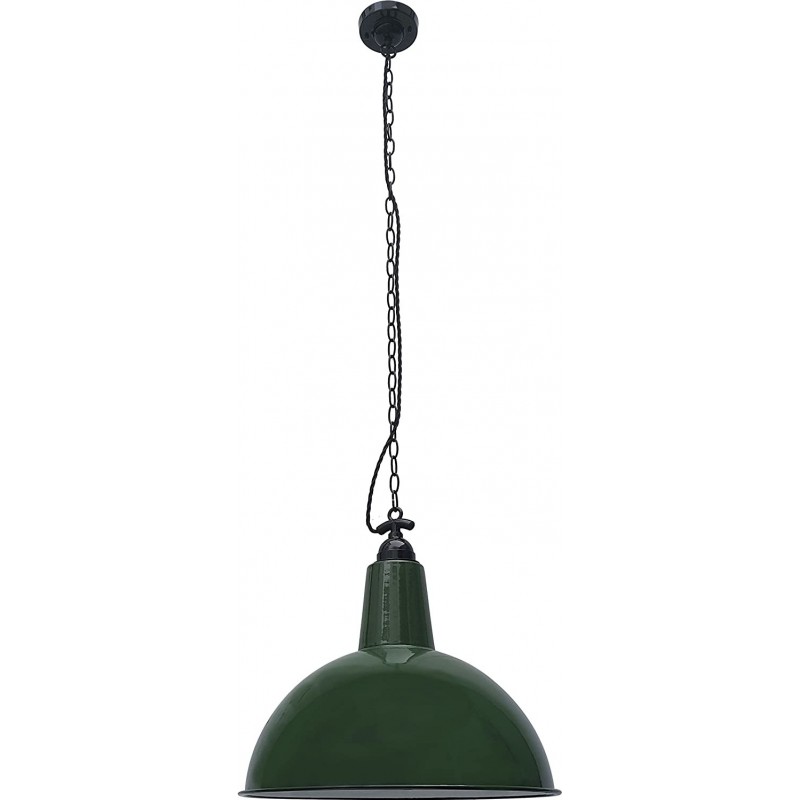 288,95 € Free Shipping | Hanging lamp 15W Spherical Shape 142×52 cm. Living room, dining room and lobby. Metal casting. Green Color