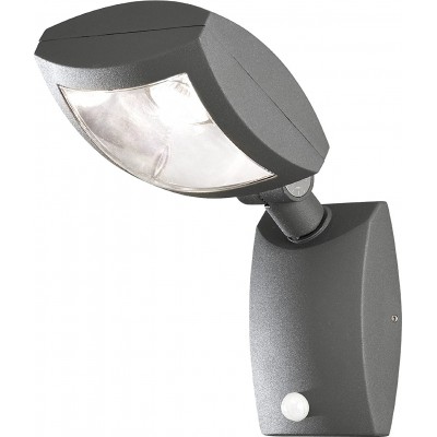 155,95 € Free Shipping | Outdoor wall light 60W 32×14 cm. Adjustable. Motion sensor Acrylic and aluminum. Black Color